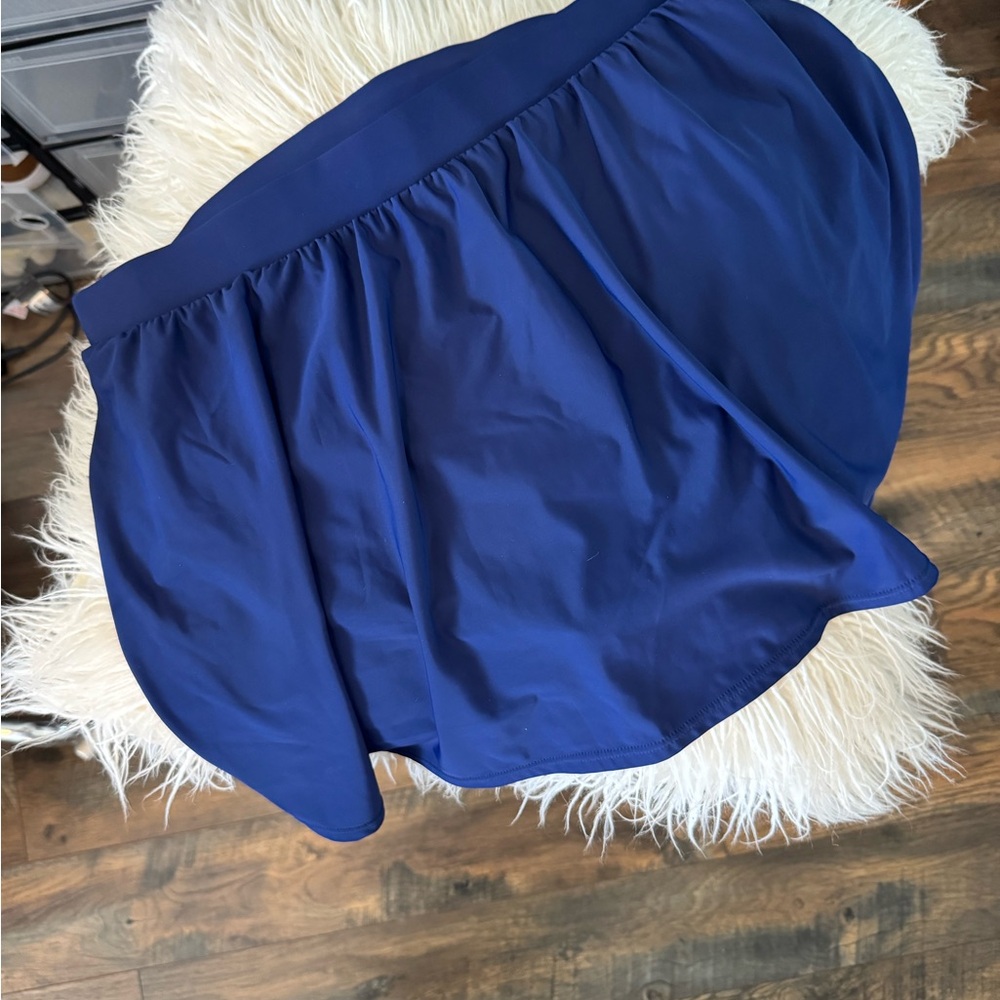 Talbots Blue swim skirt